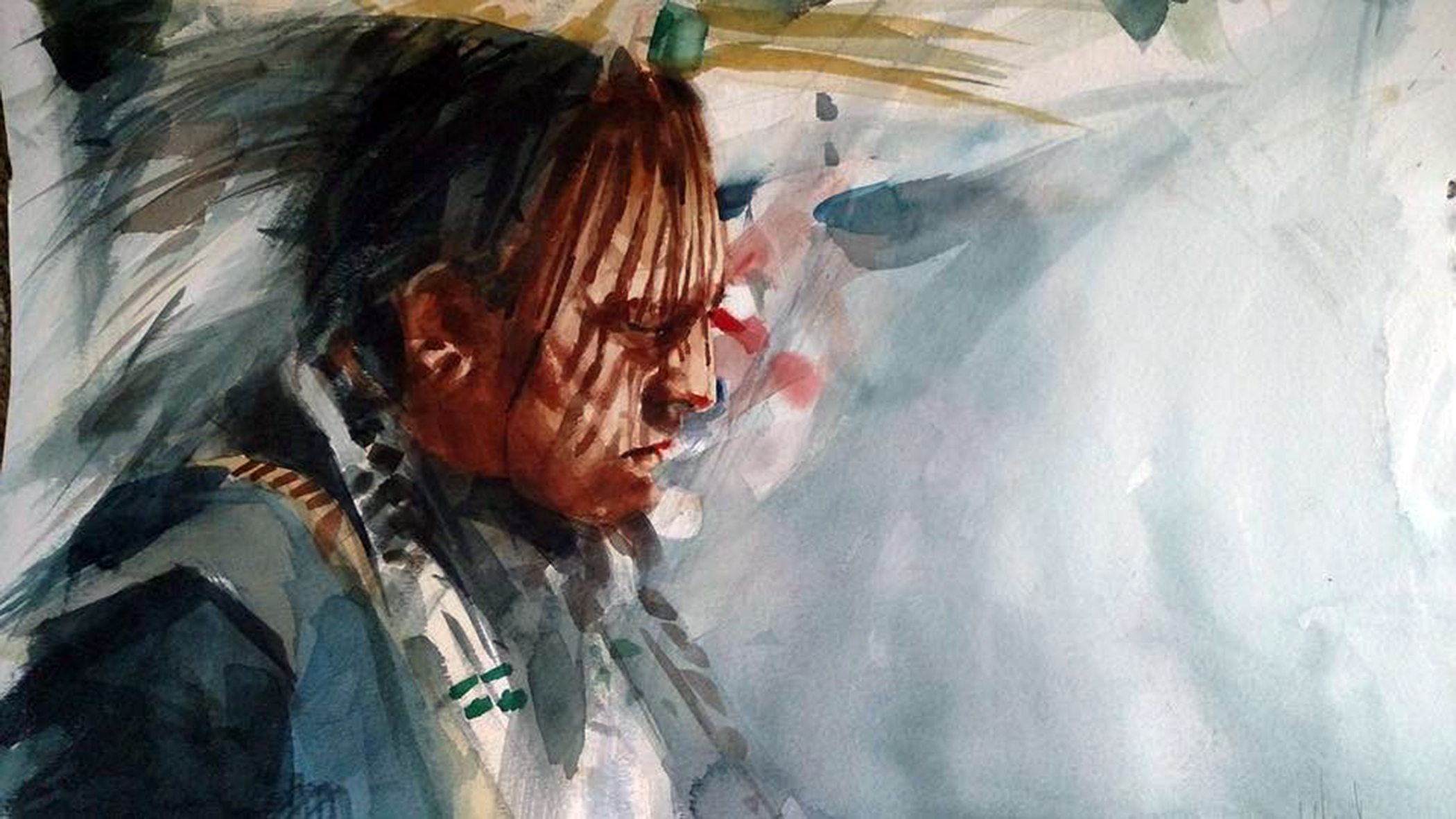 A35 Painting in Watercolor We can't make mistakes... - Weed F18