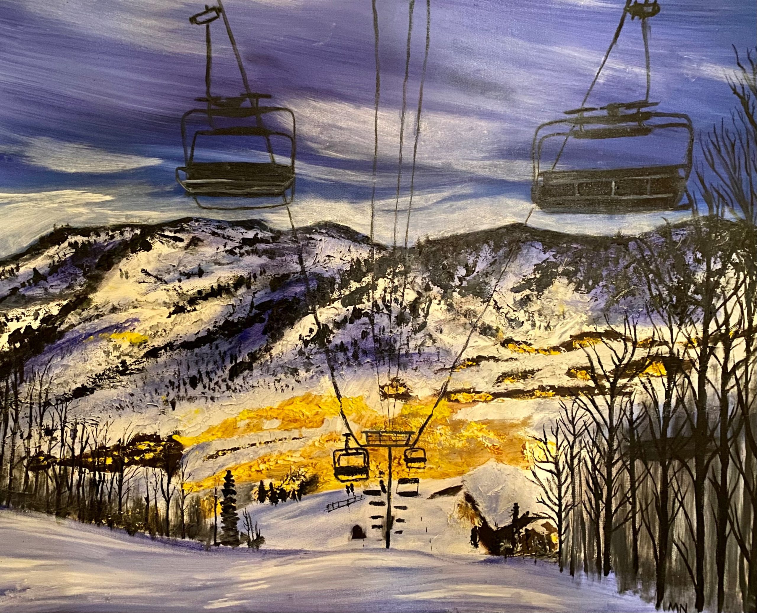 Friday night adult painting class_Newberry