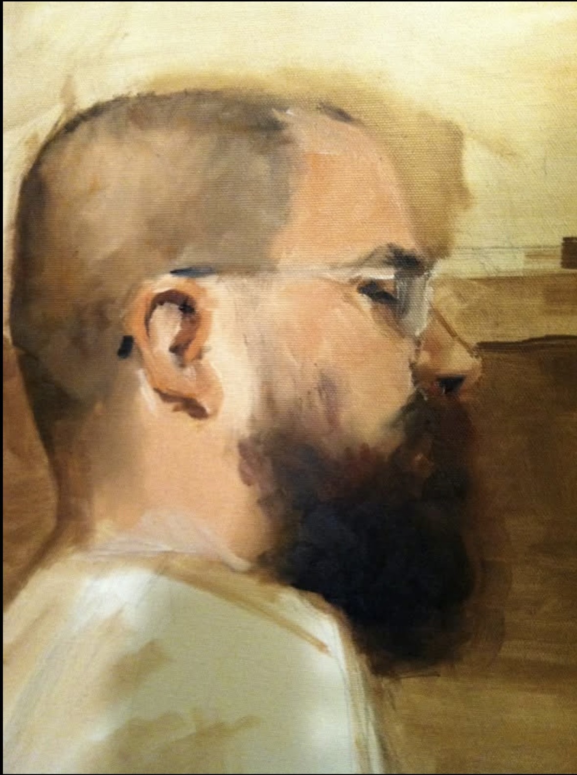 Novak_LIVE MODEL Portrait Painting