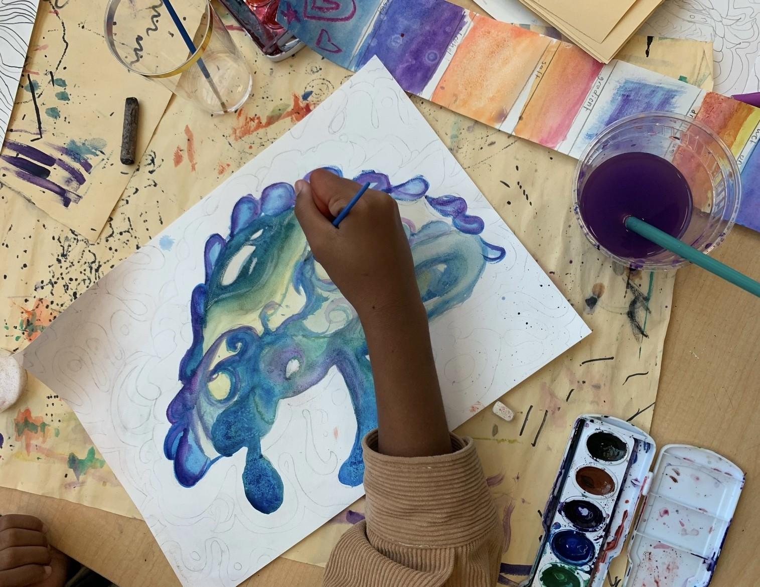 Reazin_Eye of the Dragon Emotional Watercolor Exploration!