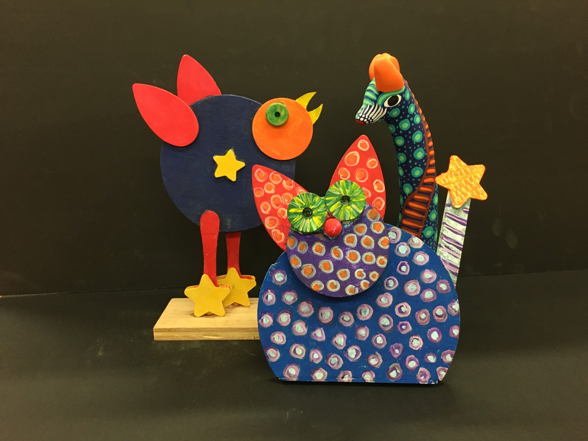 Zieman-Foster_Colorful Wooden Sculpture