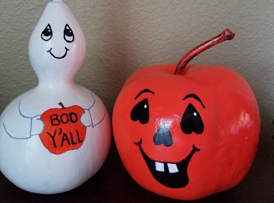 sterkel,beth,halloween gourds