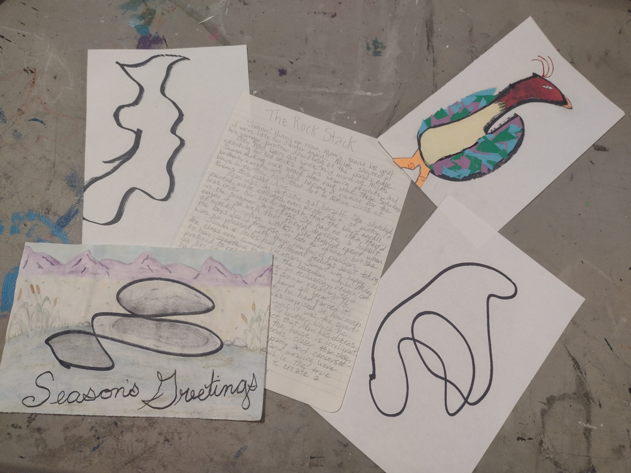 Howell_Squiggle Sketch and Short Story