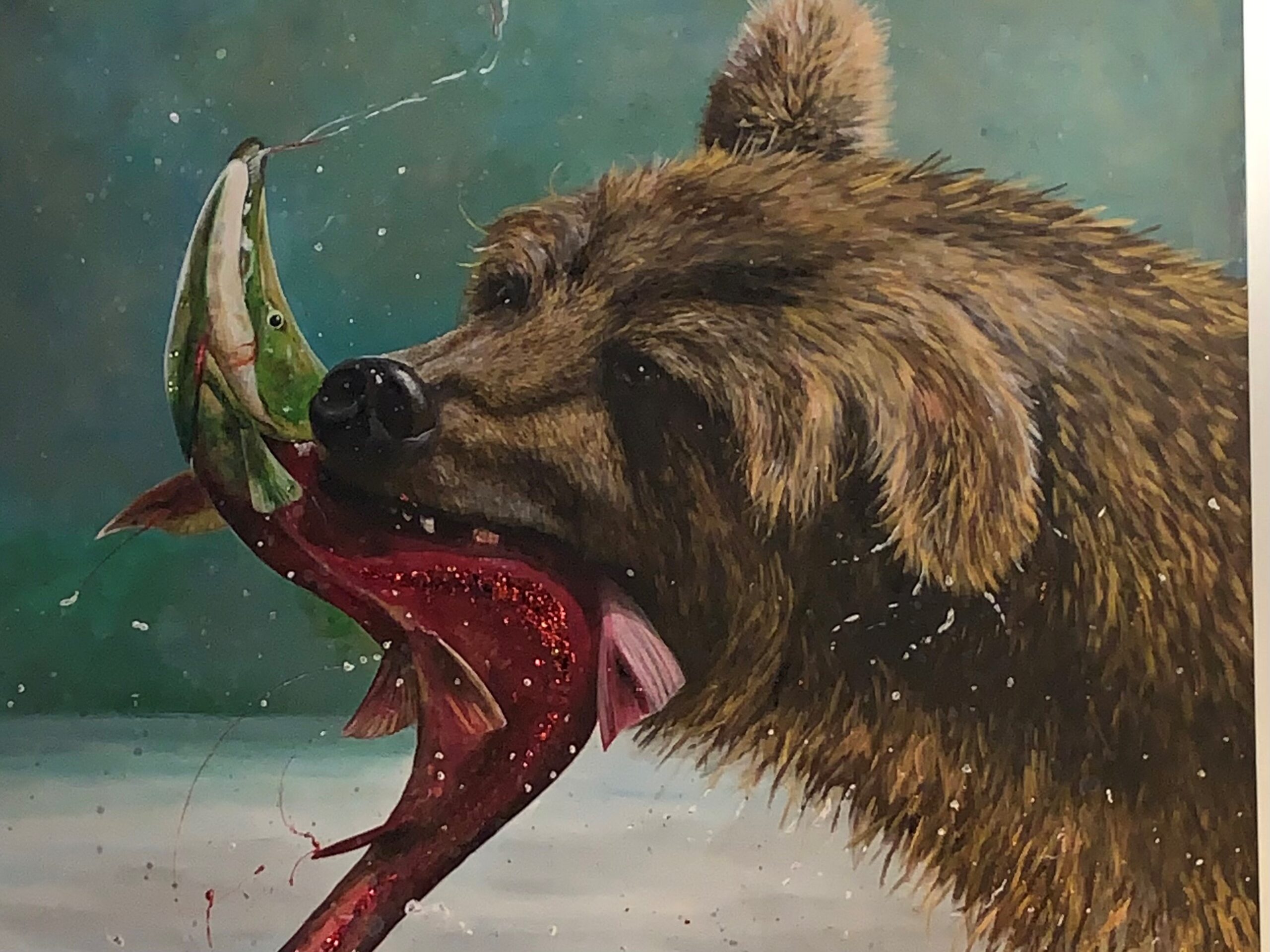 Otmishi_Merging Acrylic Painting with Mixed Media