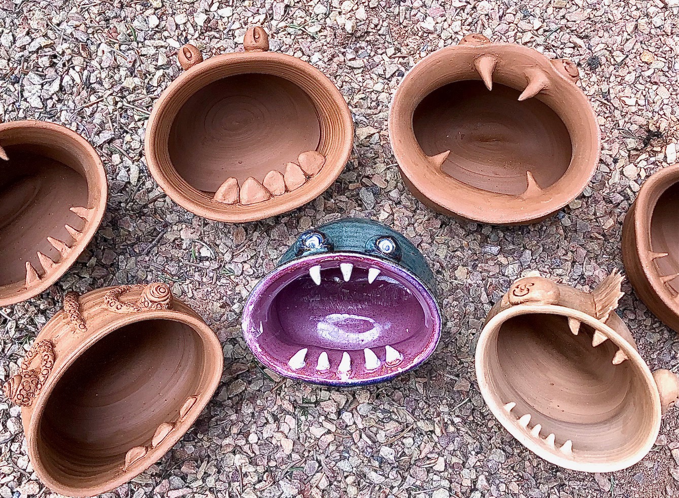 Pottery with Peepers Wheel-Blanton